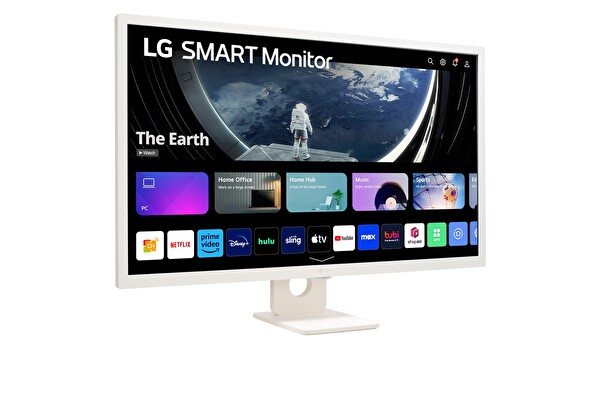 LG Smart 32sr50f-W.Apd 31.5” 1920 X 1080 5ms Gtg At Faster Hdmi 2x Webos23 Ips Beyaz Smart Monitör