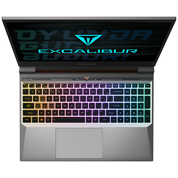 Casper Excalibur G870.1245 Bva0p B Intel® Core I5 12450h İşlemci 16 Gb Ram 500 Gb Nvme Ssd Rtx4050 6gb 15.6 W11 Home Metalik Uzay Gri Gaming Notebook 3