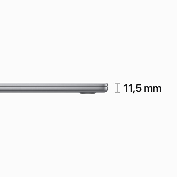 Apple 15-inch MacBook Air: Apple M2 chip with 8-core CPU and 10-core GPU, 256GB - Uzay Grisi