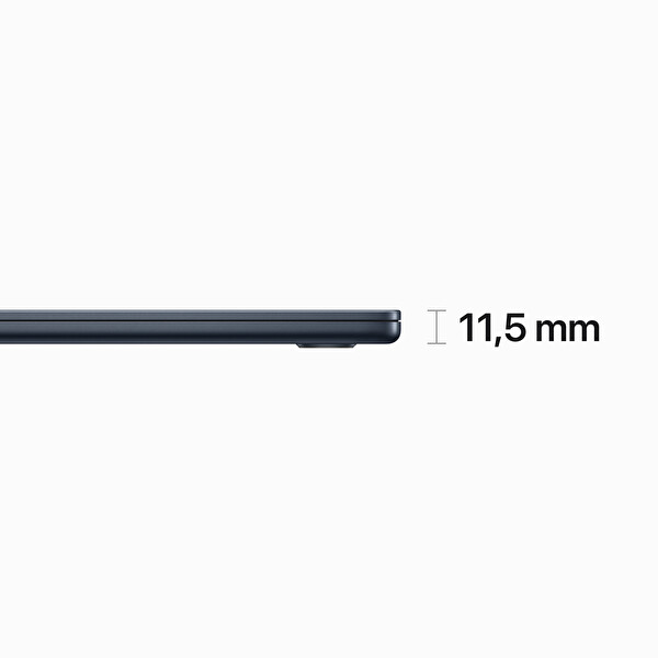 Apple 15-inch MacBook Air: Apple M2 chip with 8-core CPU and 10-core GPU, 256GB - Gece Yarısı