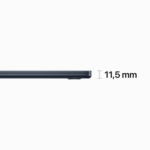 Apple 15-inch MacBook Air: Apple M2 chip with 8-core CPU and 10-core GPU, 512GB - Gece Yarısı