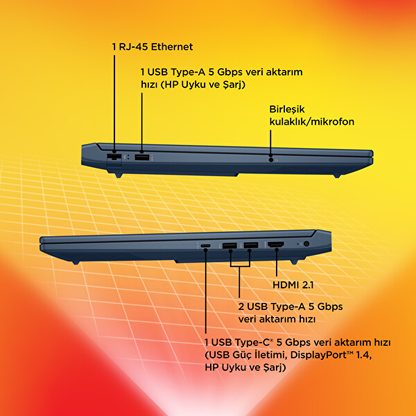 HP Victus Dizüstü Oyun Bilgisayarı 16-S0003nt Ryzen7 7840hs 16gb 512gb Ssd Nvidia Geforce Rtx 4070 8gb Gddr6 16.1” Fhd W11h 7z4p9ea Siyah Gaming Notebook