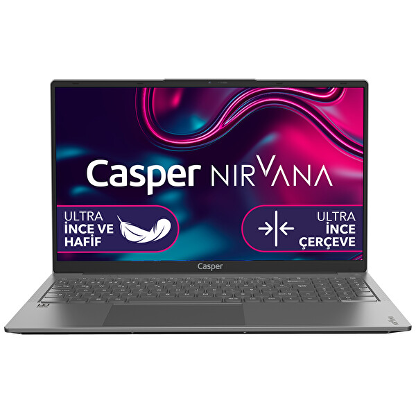 Casper Nirvana X600.1235 8e00t G F Intel® Core i5 1235u 8 Gb Ram 500 Gb Nvme Ssd Intel® Iris Xe Graphics G7 15.6 W11 Home Metalik Gri Notebook
