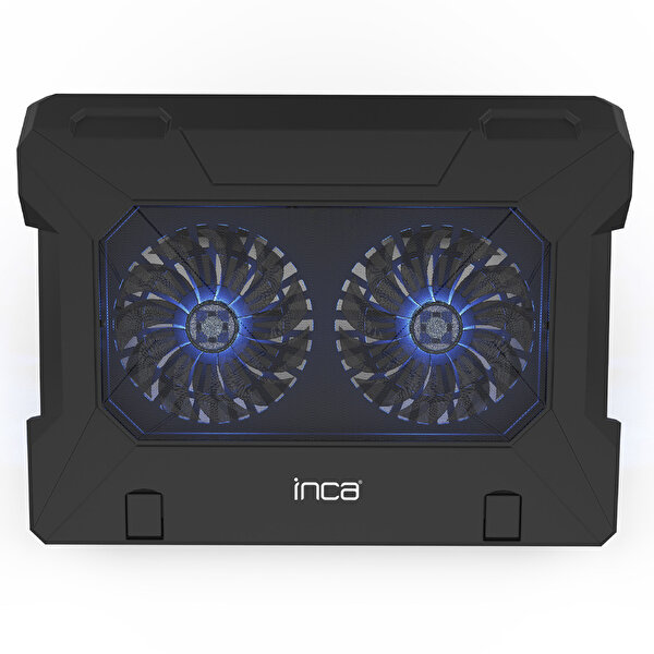 Inca Inc-321 Ergonomik Çift Fanlı Sessiz Notebook Soğutucu (Siyah)