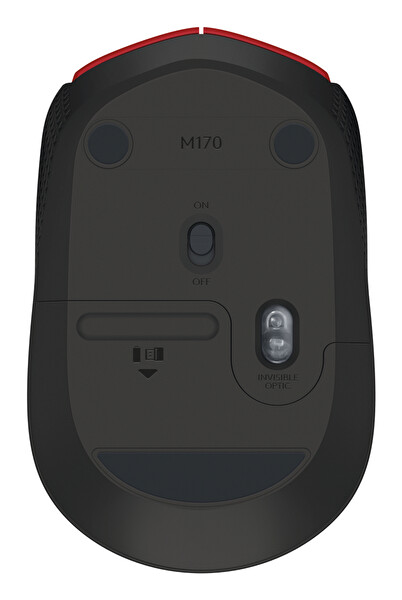 Logitech M171 Kablosuz Mouse Kırmızı 2