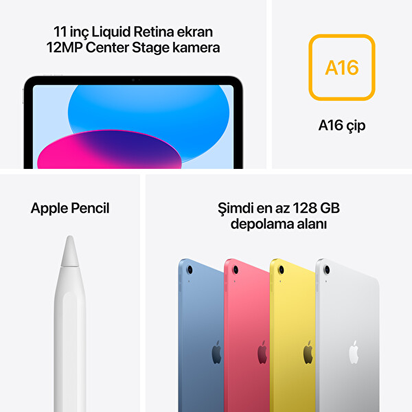 Apple iPad A16 11-Inch Wi-Fi 512GB - Blue MD4Y4TU/A
