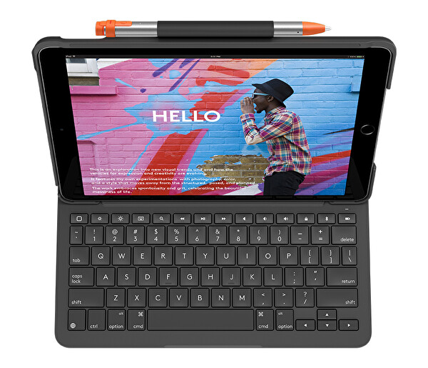 Logitech Slim Folio For iPad 10.Tablet Klııfı 2 inc 7th Gen 8th Gen