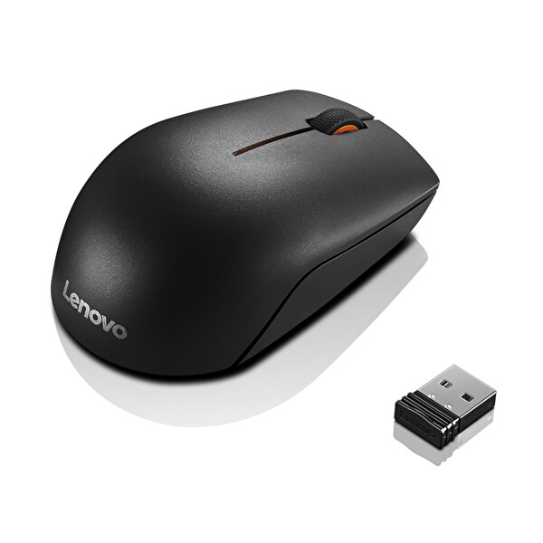 Lenovo 300 1000DPI Kablosuz Kompakt Siyah Mouse GX30K79401