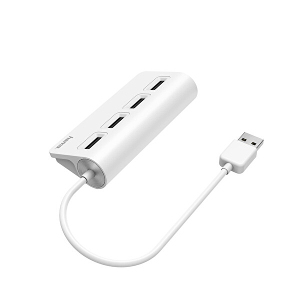 Hama 4 Ports Usb 2.0 480 Mbit/S Beyaz Usb Hub