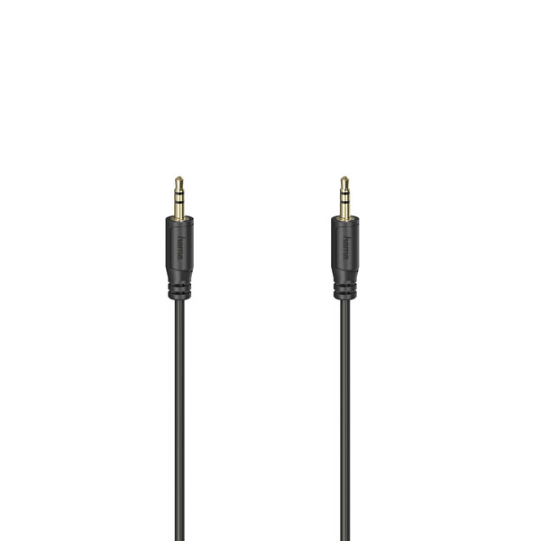 Hama 3.5MM 3.5MM Flexi Slim Altın Uç Ses Kablosu