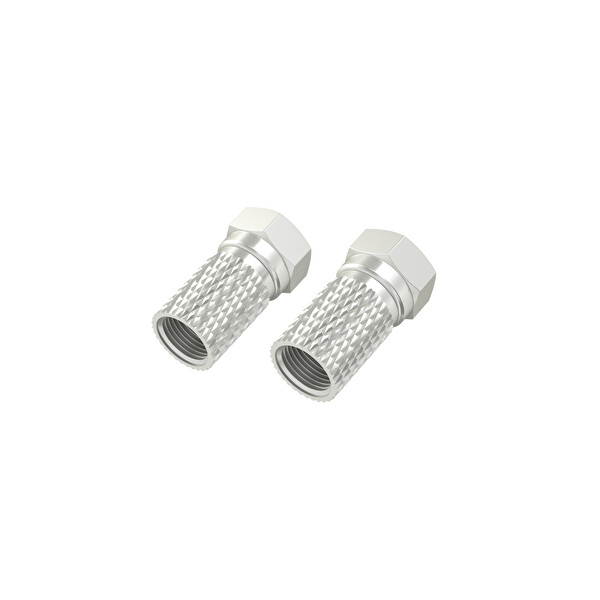 Hama F Fiş 6.5MM Vidalı 2 Parça Sat Kablosu Ucu