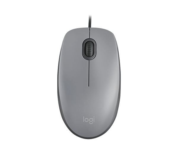Logitech M110 Sessiz Kablolu Gri Mouse