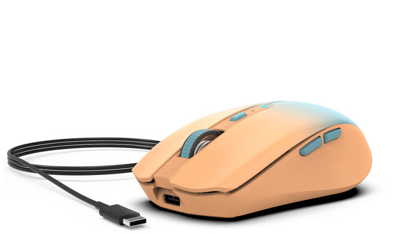Inca Iwm 511rt Dual Mod Bluetooth+ Wireless Rechargeable Gradient Color Silent Mouse 5