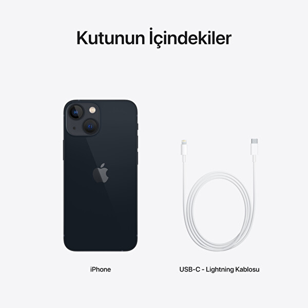 Apple iPhone 13 Mini 256GB Midnight Akıllı Telefon Fiyatı ve