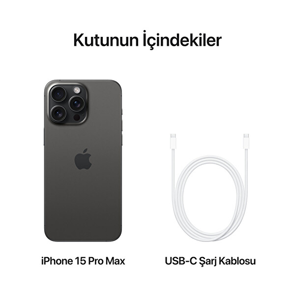 Apple iPhone 15 Pro Max 256GB Siyah Titanyum Fiyatı ve Özellikleri