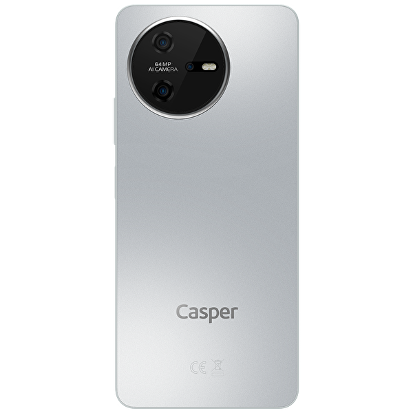 CASPER VIA A40 256GB 8GB RAM AKILLI TELEFON GÜMÜŞ GRİ