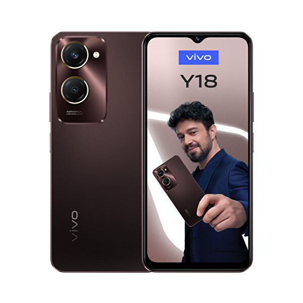 Vivo Y18 6.56INC 8/256GB Mocha Brown Akıllı Telefon