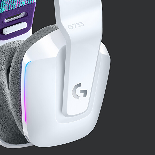 Logitech G G733 Kablosuz 7.1 Surround Ses Oyuncu Kulaklığı Beyaz