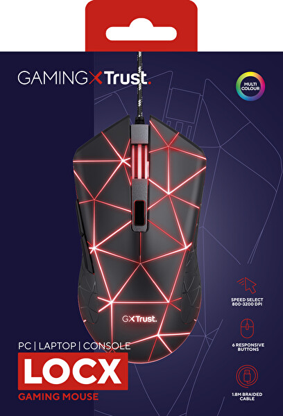 Trust 22988 GXT133 Locx Oyuncu Mouse