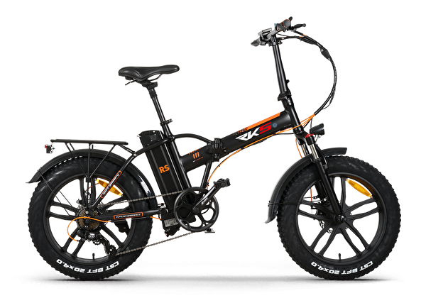 RKS RS3 PRO Elektrikli Katlanabilir Bisiklet (Siyah) ( OUTLET )