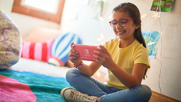 Nintendo Switch Lite Konsol Pembe