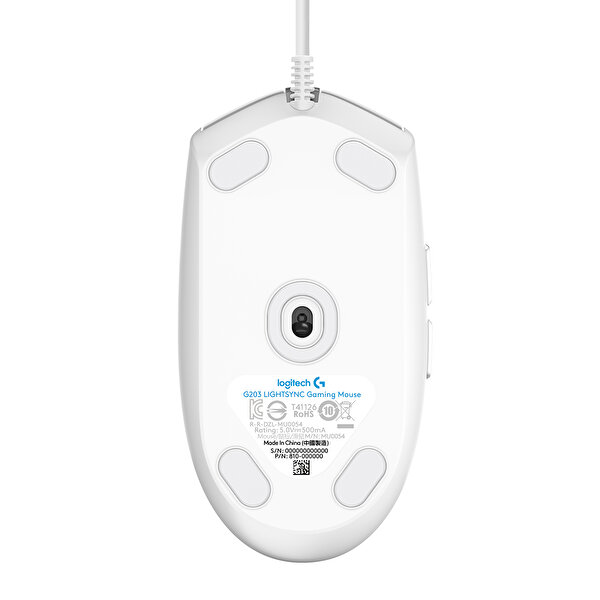 Logitech G G203 Lightsync Oyuncu Mouse Beyaz