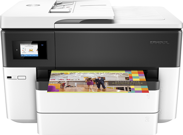 HP HP G5J38A OfficeJet Pro 7740 A3 Renkli Yazıcı - Fotokopi - Tarayıcı – Faks