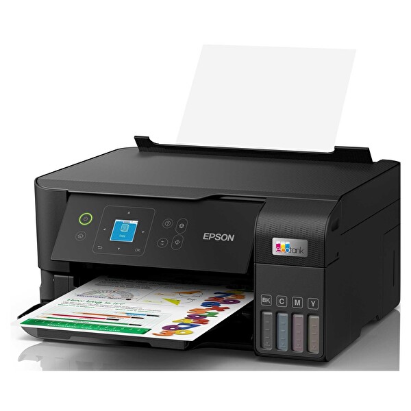 EPSON ECOTANK L3560 FOTOKOPI + TARAYACI + WIFI DIREKT + LCD EKRAN + TANKLI YAZICI