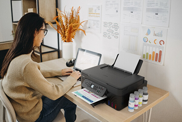 Canon G3480 WI-FI + Tarayıcı + Fotokopi Tanklı Çok Fonksiyonlu Mürekkep Püskürtmeli Yazıcı