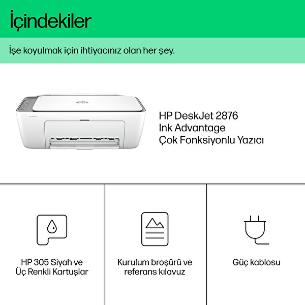 HP Deskjet Ia 2876 All-In-One Yazıcı