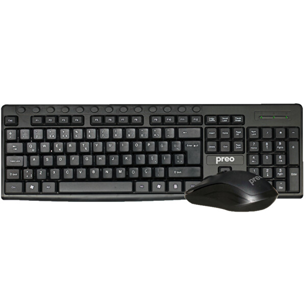 Preo KM05 Kablosuz Klavye Mouse Set