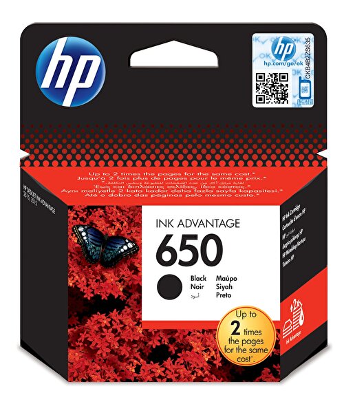 HP HP 650 Siyah Mürekkep Kartuş (Cz101Ae)