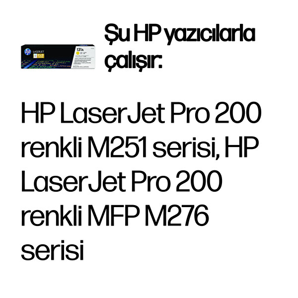 HP CF212A 131A Sarı Toner