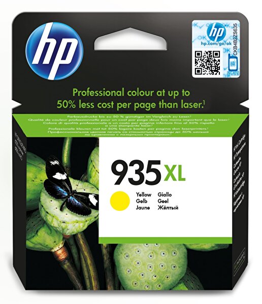 HP HP 935Xl Sarı Yüksek Kapasiteli Mürekkep Kartuş (C2P26Ae)