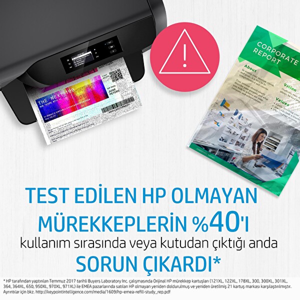 HP C2P11AE 651 RENKLİ MUREKKEPLİ KARTUŞU
