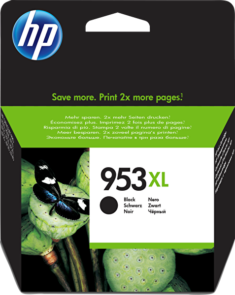 HP HP 953Xl Siyah Yüksek Kapasiteli Mürekkep Kartuşu (L0S70Ae)