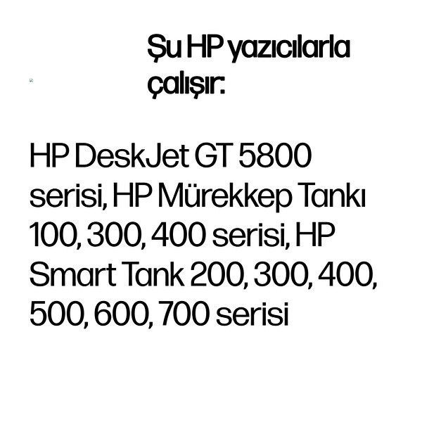 HP Gt52 Magenta Şişe Mürekkep Kartuşu M0H55Ae