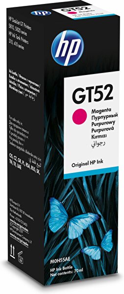 HP HP Gt52 Magenta Şişe Mürekkep Kartuşu (M0H55Ae)