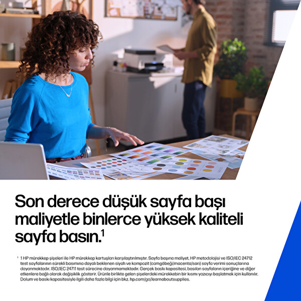 HP Gt52 Magenta Şişe Mürekkep Kartuşu M0H55Ae 7
