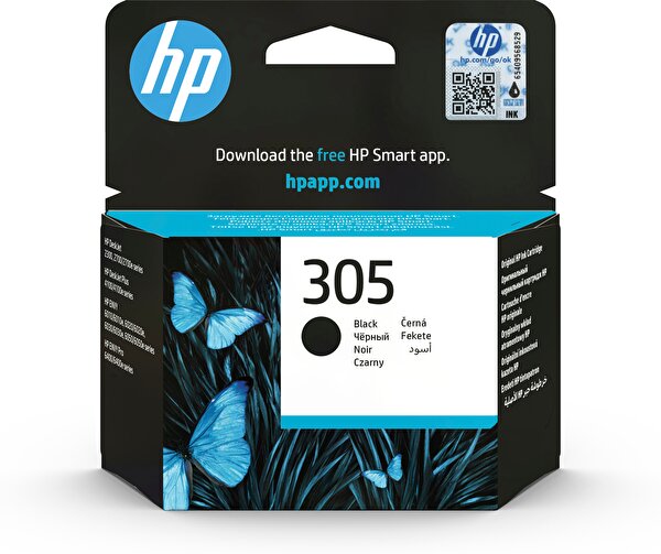 HP HP 3YM61AE 305 Siyah Mürekkep Kartuşu 120 Sayfa