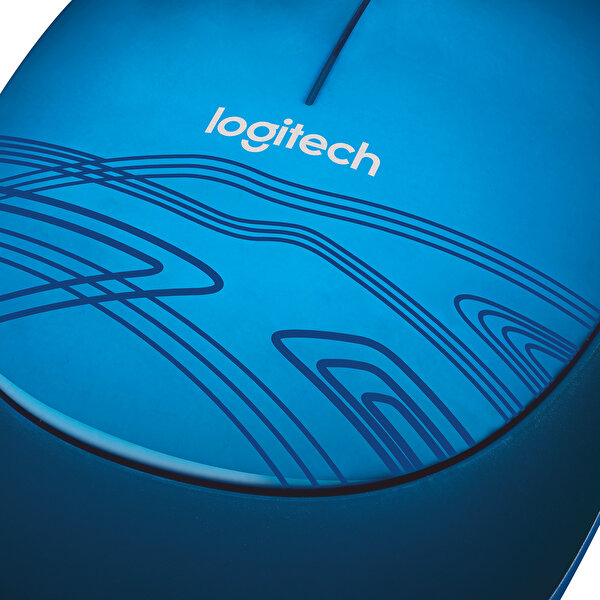 Logitech M105 Kablolu Mouse Mavi