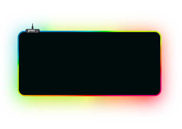 Preo GMP01XL 790x300x3mm RGB Led Aydınlatmalı 12 Farklı Mod XL Gaming Mouse Pad