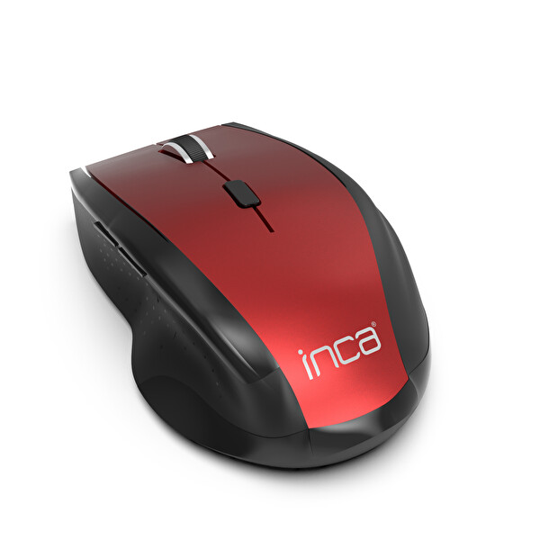 Inca Iwm 500Glk 2.4Ghz 800 1600 Dpi Nano Laser Kablosuz Mouse Kırmızı 2