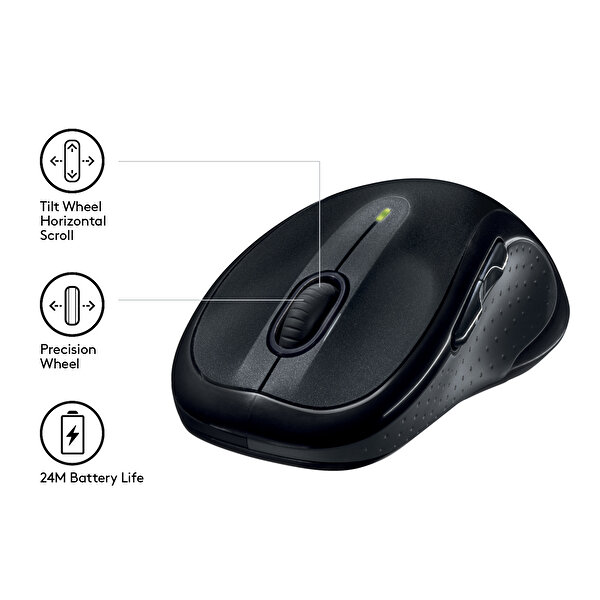 Logitech M510 Wireless Mouse Siyah