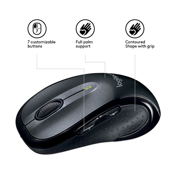 Logitech M510 Wireless Mouse Siyah