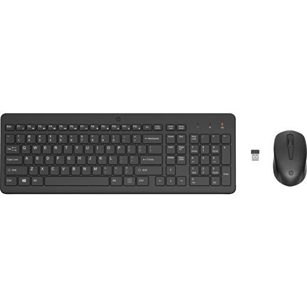 HP HP 330 Kablosuz Siyah Türkçe Klavye Mouse Set
