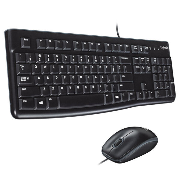 Logitech Mk120 Usb Kablolu Klavye Mouse Set (920-002560)