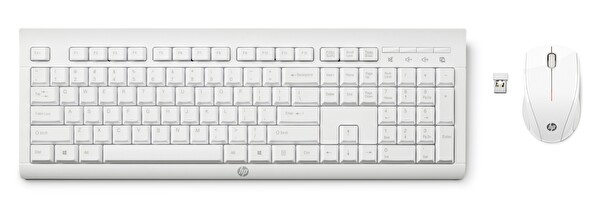 HP M7P30AA C2710 Kablosuz Klavye Mouse Set (Beyaz)