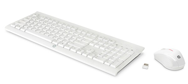 HP M7P30AA C2710 Kablosuz Klavye Mouse Set (Beyaz)