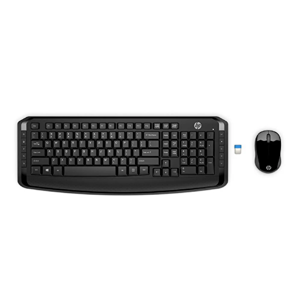 HP HP Kablosuz Klavye ve Mouse Set - 300 (Siyah)